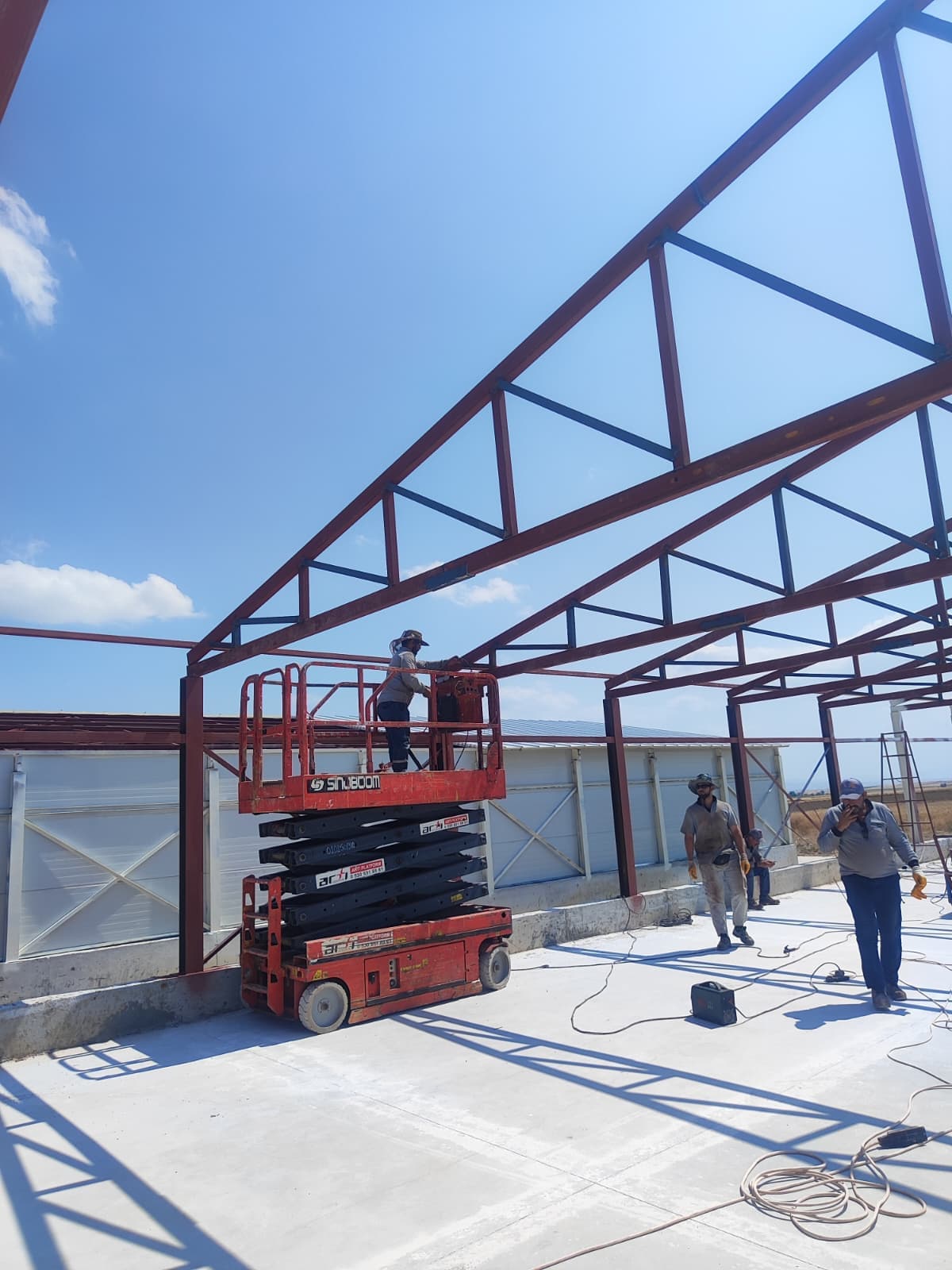 Konya Platform ve Manlift Kiralama saha çalışması